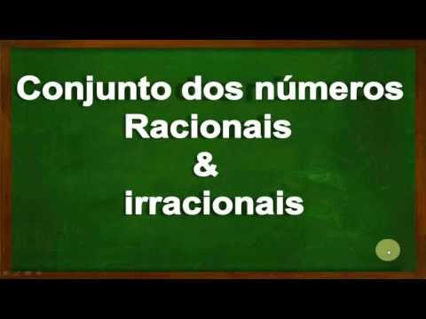 Vídeo: Diferença Entre Números Irracionais E Racionais