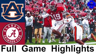 #1 Alabama vs #22 Auburn Highlights | 2020 Iron Bowl | 2020 College Football Highlights