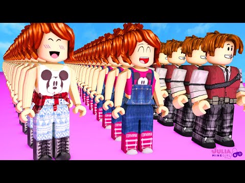 JULIA MINEGIRL NA VIDA REAL - ROBLOX VIROU HUMANA - JOGO REAL 