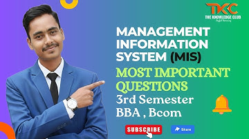 MIS | Most Important Questions | #ccsu #bba #3rdsem #exam 