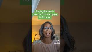 Staying Prepared - Essential Office Supplies for Notaries #officesupplies