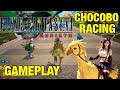 Final fantasy 7 rebirth  chocobo racing in gold saucer