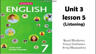 7-Ci Sinif Ingilis Dili . Dərs 23 Səh 50, 51