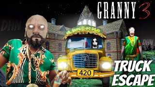 Granny 3 Truck Escape Full Gameplay Pushpa Grandpa & Granny Ka Truck Chura Ke Bhag A