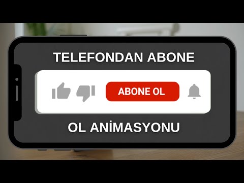 Telefondan ABONE OL Animasyonu Nasıl Yapılır? | Telefondan Nasıl Yapılır?