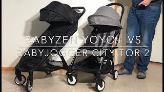 Babyjogger City Tour 2 VS Babyzen Yoyo+: Mechanics, Comfort, Use