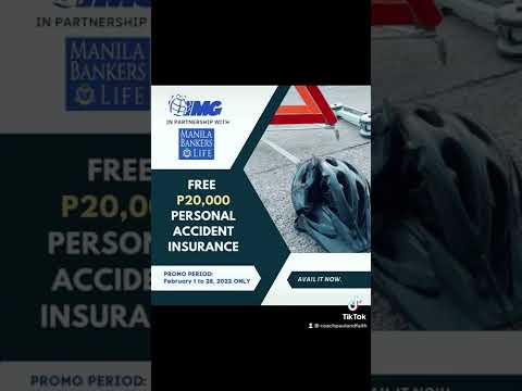 FREE ₱20,000 Personal Accident Insurance.