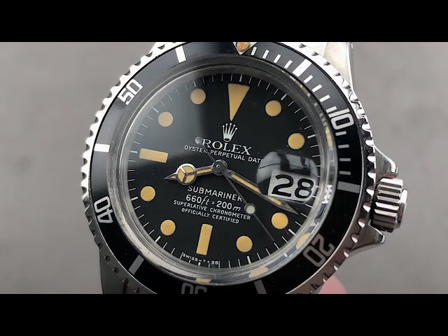 Rolex Oyster Perpetual Submariner Date 1680 Rolex Watch Review