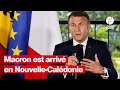 Nouvellecaldonie  emmanuel macron est arriv