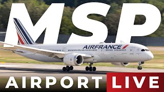 🔴 LIVE AIR FRANCE RETURNS TO MSP AIRPORT! ✈ 5/13/2024