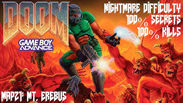 DOOM (GBA) - MAP21: Mt. Erebus - 100% Secrets