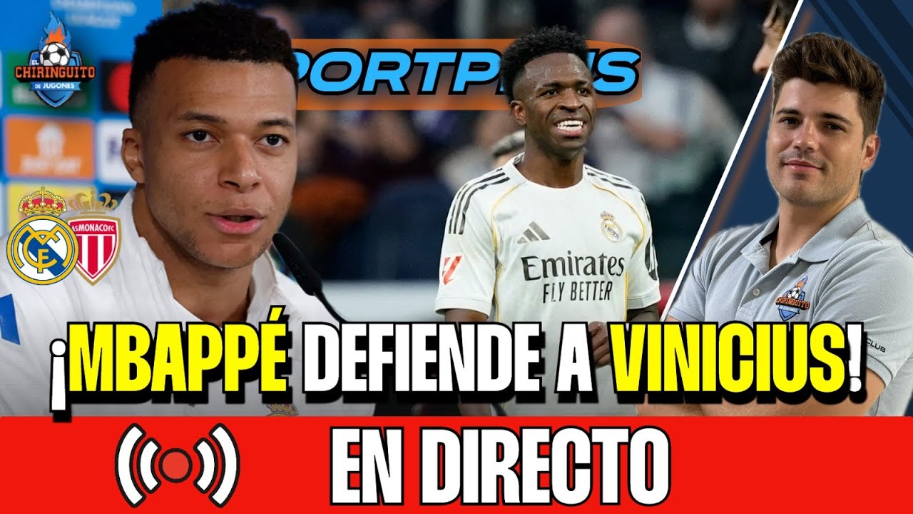 💥 ¡MBAPPÉ DEFIENDE A VINICIUS DE LOS PITOS DEL BERNABÉU! | Sportplus | Chiringuito Inside