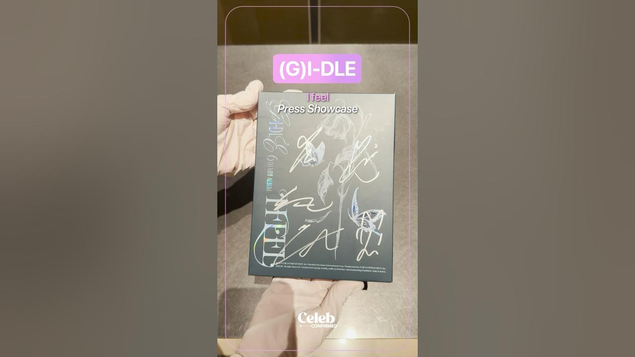 G)I-DLE- “I feel” album UNBOXING 🤩#gidle #unboxing #shorts 