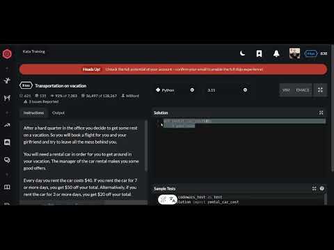 Codewars | Transportation on vacation | Python 8 kyu