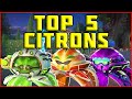 TOP 5 CITRONS! Plants vs Zombies Garden Warfare 2 "TOP 5 CHARACTERS"