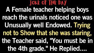 😂 joke of the day | A Female teacher helping boys reach the  #jokeoftheday