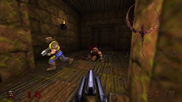 Grenade launcher at close range - Funny moments - Quake