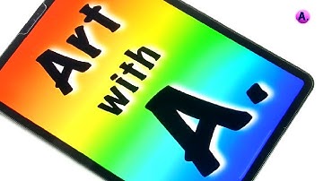 Gaussian Blur Effect in procreate | Blur Effect In Procreate |Satisfying & Relaxing Art| Art With A.