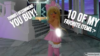 Royale High: 10 Things I Recommend You Buy!