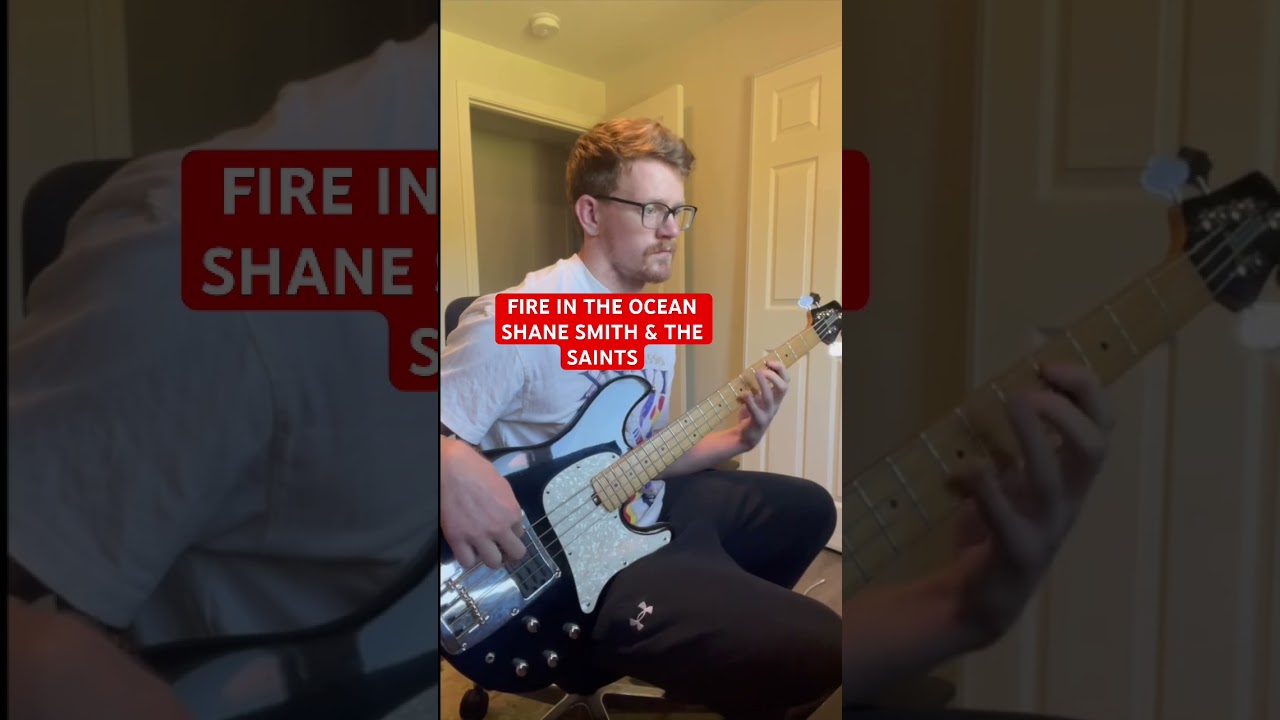 Fire in the Ocean Bass Cover | Shane Smith & the Saints 🔥🌊