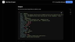 Best Buy Scraper Apify Actor Walkthrough