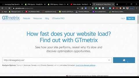 GTMetrix Website Speed and Performance Optimization