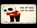 How uf sans lost his tooth  underfell comic dub