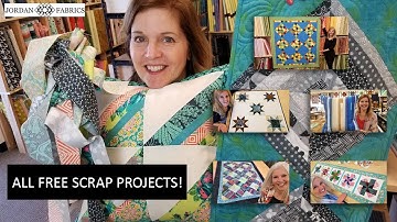 USE SCRAPS! EVERY Free Scrap Pattern From Donna!