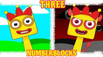 My Sprunki OC: Three (from Numberblocks)