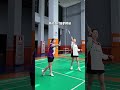 Flat Draw Mastery: Who's Jumping in Badminton? Badminton BadmintonSkills BeginnerBadminton