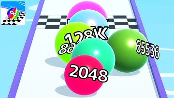 Ball Run Infinity Number Up To (128M, 256M, 512M, 1024M) ! All Levels Gameplay Part 40 android, ios