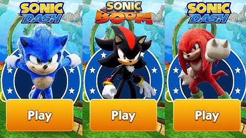 sonic dash -. Gameplay walkthrough part -1