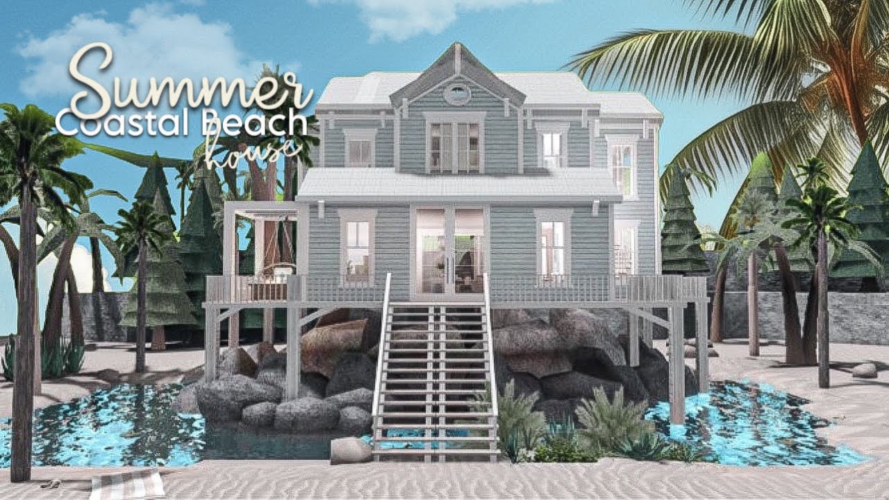bloxburg-summer-coastal-beach-house-speedbuild-youtube
