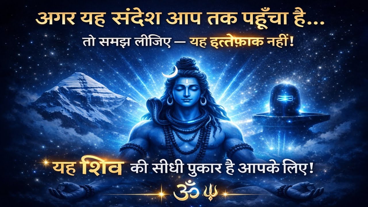 शिव का संकेत: तुम्हारा जीवन बदल रहा है| Har Har Mahadev 