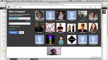 How to start a Google Hangout