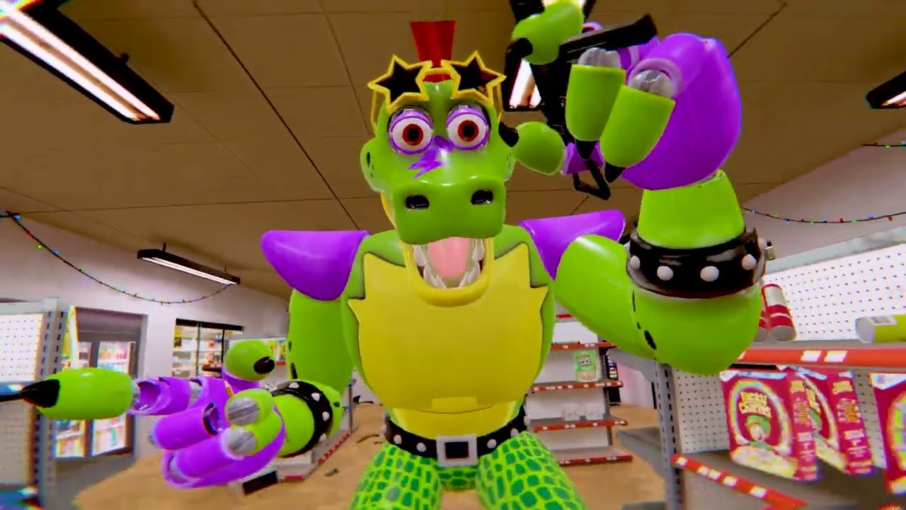 VR Гига Монти рисует а я угадываю и дарю в Бонелаб FNAF COOP Bonelab Mod