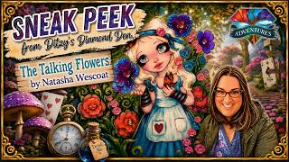 The Talking Flowers 🌸 | Ditzy's Diamond Den Sneak Peek | Natasha Wescoat Diamond Painting
