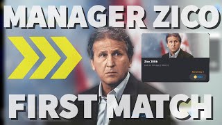 Manager ZICO First Match | Efootball 2024 Mobile New Update | New Manager #efootball #shorts