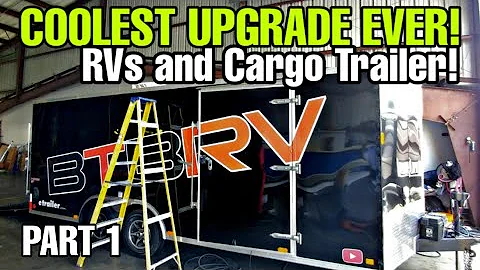 Installing a Furrion Chill 15.5btu RV AC to my Cargo Trailer! Part 1