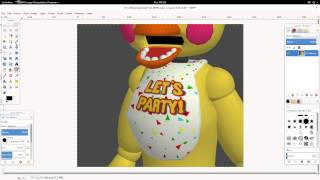 Toy Chica In Cat Paint - FNaF FanArt