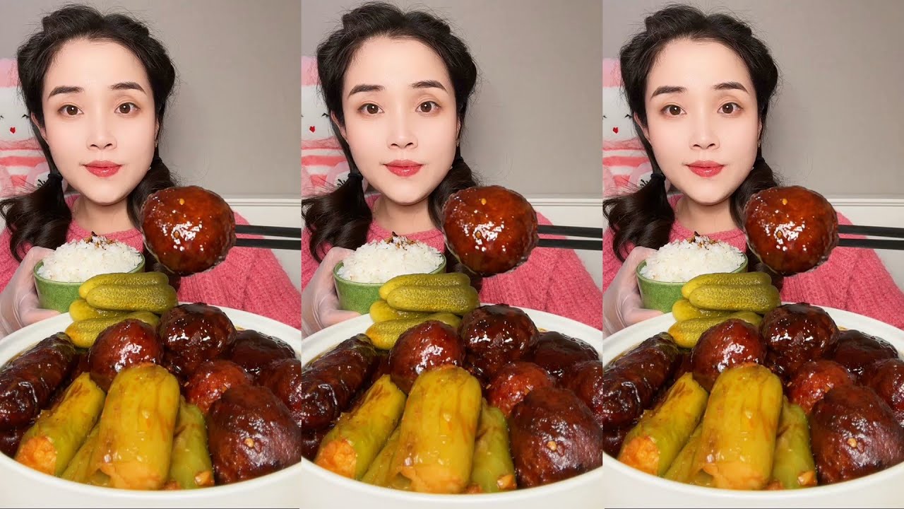 【ASMR】【MUKBANG】東坡肉 DELICIOUS PORK BELLY | EATING SHOW | CHINESE MUKBANG | 食べ | 吃播 LOVE EAT