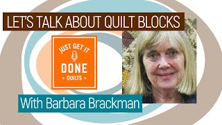 ? LET'S TALK ABOUT QUILT BLOCKS with Barbara Brackman - Karen's Quilt Circle