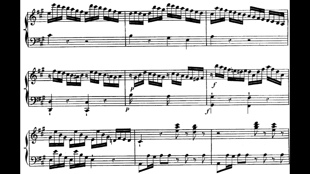 Carl Philipp Emanuel Bach - Keyboard Sonata in A Major, H. 186