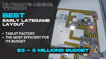NEW BEST Early Lategame Setup Ultimate Mining Tycoon Roblox!