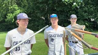 Chatham players Drew Speace, Dustin Loftin, Joe Kealy and Jack Hadzima