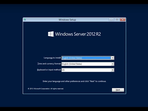 Windows Server 2012R2 installation and setup demo (VirtualBox)