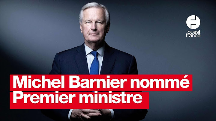 Et notre nouveau Premier ministre est... Michel Barnier