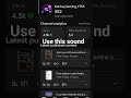 use this sound
