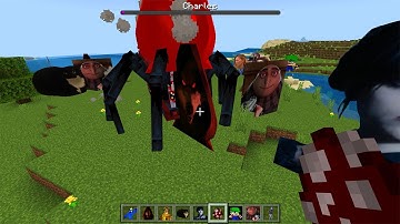 Choo Choo Charles VS Custom Nextbots V3 ADDON in Minecraft PE