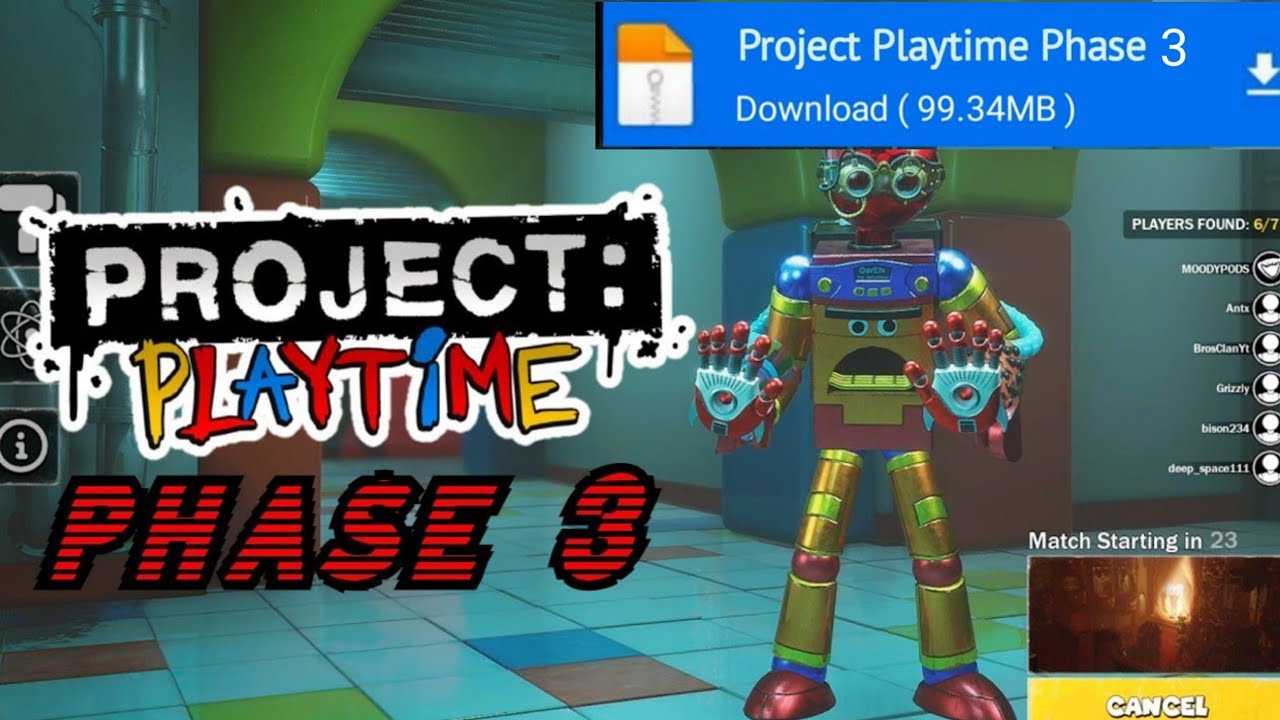 Project Playtime Phase 3 | Project Playtime Phase 3 Android - YouTube